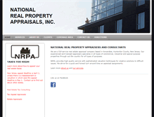 Tablet Screenshot of nrpa-appraisals.com